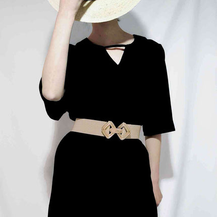 Sleek Elastic Geometric Belt Collection - Perfect for Any Occasion - Très Elite