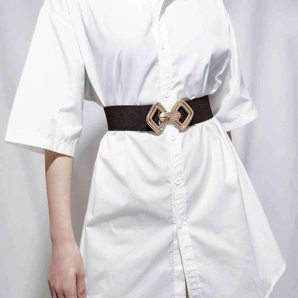 Sleek Elastic Geometric Belt Collection - Perfect for Any Occasion - Très Elite