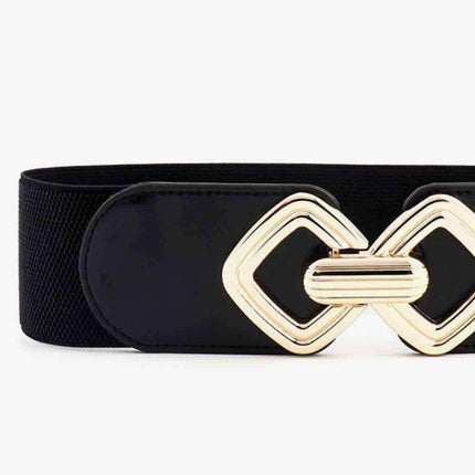 Sleek Elastic Geometric Belt Collection - Perfect for Any Occasion - Très Elite