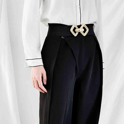 Sleek Elastic Geometric Belt Collection - Perfect for Any Occasion - Très Elite
