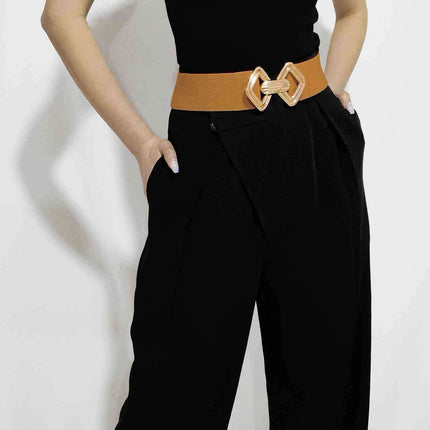Sleek Elastic Geometric Belt Collection - Perfect for Any Occasion - Très Elite