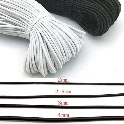 Sleek Monochrome Polyester Cord Collection: Premium Crafting Essentials - Très Elite