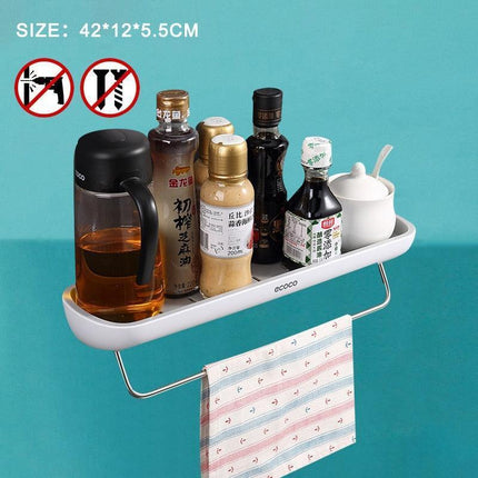 Sleek Space-Saving Wall Storage Rack for Bathroom Essentials- Très Elite- Très Elite