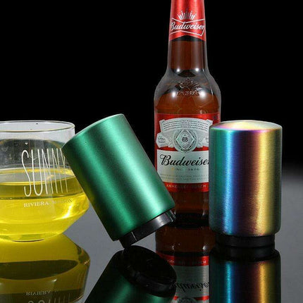 Sleek Stainless Steel Magnetic Bottle Opener for Effortless Drink Access - Très Elite