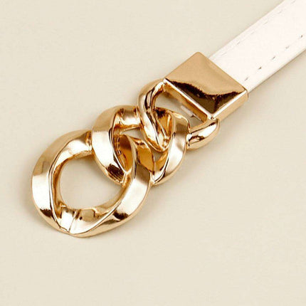 Sleek Versatile Faux Leather Belt: Effortless Elegance for Any Outfit