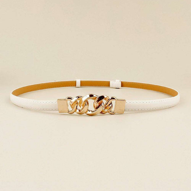 Sleek Versatile Faux Leather Belt: Effortless Elegance for Any Outfit