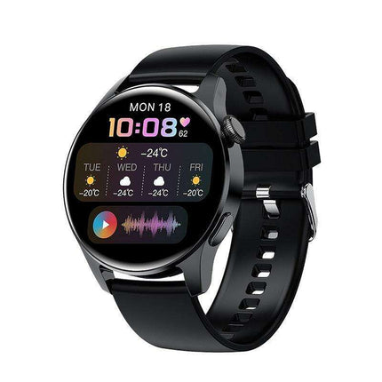 Sleek Waterproof Smartwatch with Touchscreen and Advanced Health Tracking Features - Très Elite