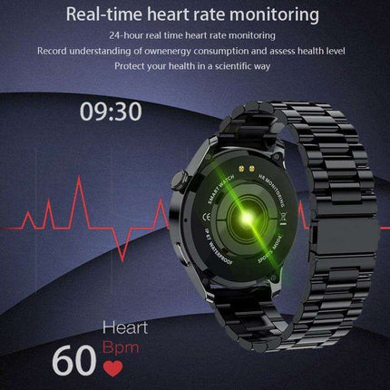 Sleek Waterproof Smartwatch with Touchscreen and Advanced Health Tracking Features - Très Elite