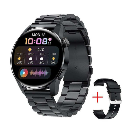 Sleek Waterproof Smartwatch with Touchscreen and Advanced Health Tracking Features - Très Elite