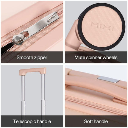 Sleek and Stylish Women's Premium Patent Spinner Carry-On for Modern Travelers - Très Elite