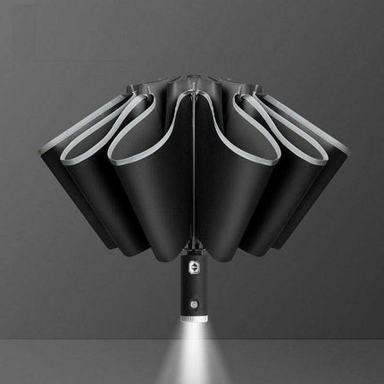 Smart LED Reverse Umbrella: The Ultimate Companion for Trendsetters - Très Elite
