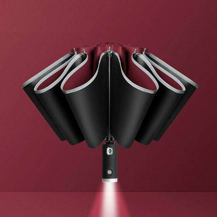 Smart LED Reverse Umbrella: The Ultimate Companion for Trendsetters - Très Elite