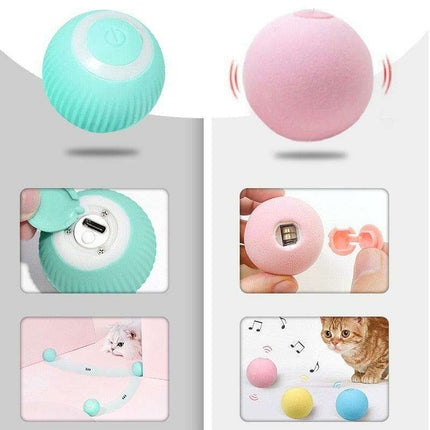 Smart Rolling Cat Toy: Interactive Fun for Indoor Kittens - Très Elite