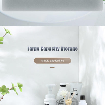 Smart Triangular Bathroom Organizer with Drainage System..