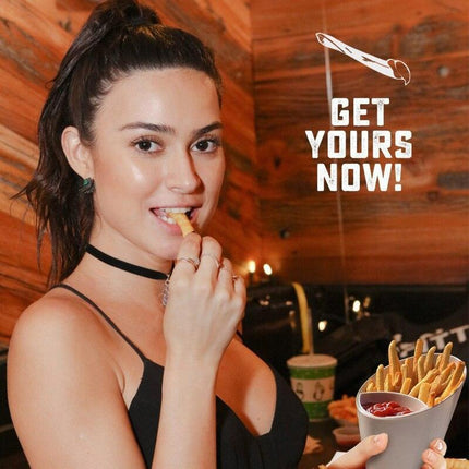 Snack Master French Fry Holder with Detachable Dipping Cup - Très Elite