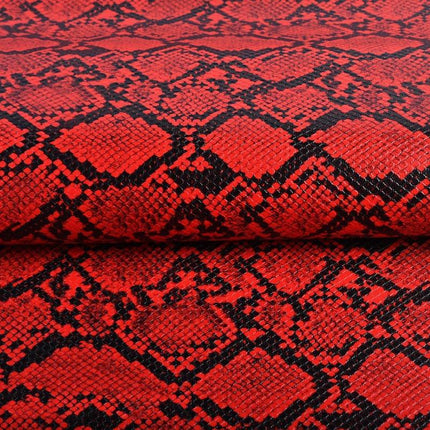 Snake Print PU Leather - Luxurious Crafting Sheet - Très Elite