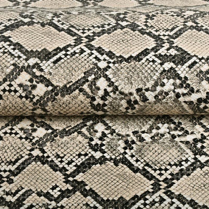 Snake Print PU Leather - Luxurious Crafting Sheet - Très Elite