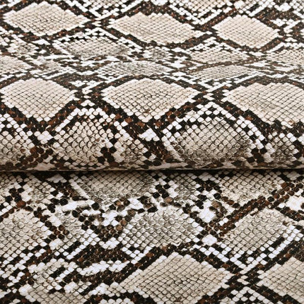 Snake Print PU Leather - Luxurious Crafting Sheet - Très Elite