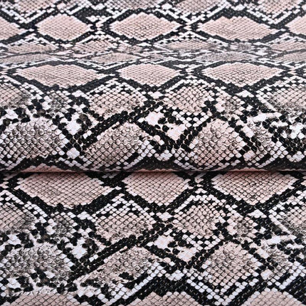 Snake Print PU Leather - Luxurious Crafting Sheet - Très Elite