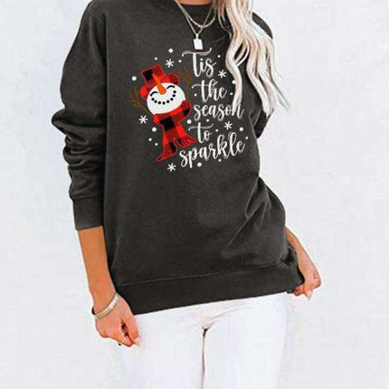 Snowman Batwing Top - Cozy Christmas Chic