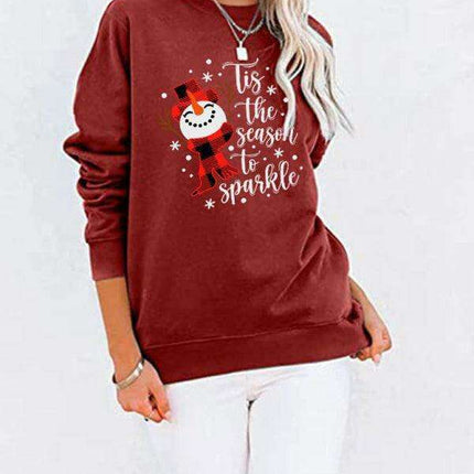 Snowman Batwing Top - Cozy Christmas Chic - Très Elite