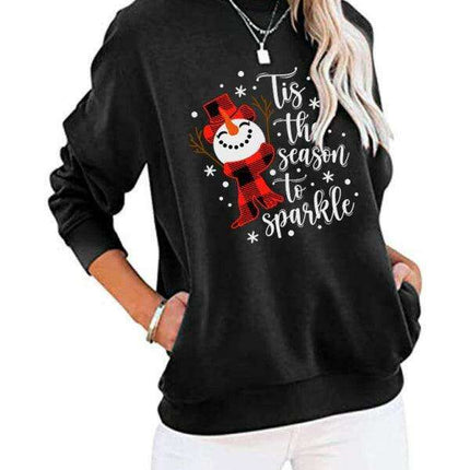 Snowman Batwing Top - Cozy Christmas Chic