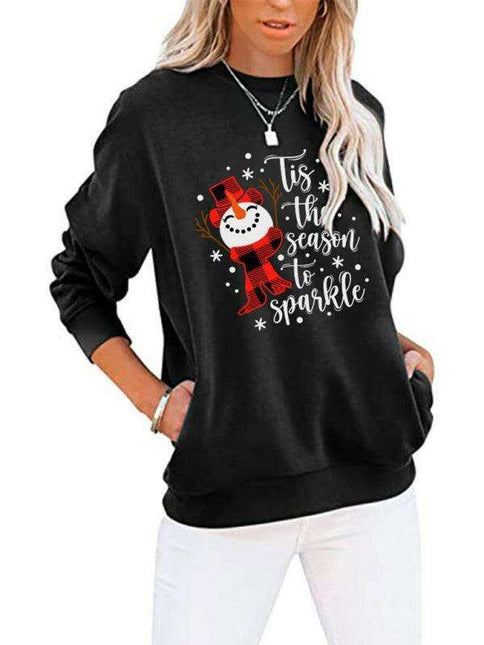 Snowman Batwing Top - Cozy Christmas Chic