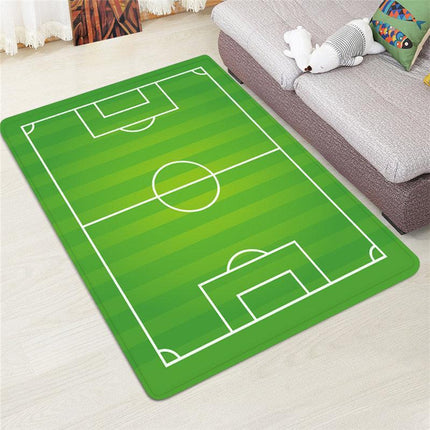 Soccer Lover's Cozy Memory Foam Bedroom Mat
