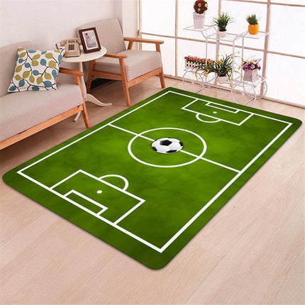 Soccer Lover's Cozy Memory Foam Bedroom Mat
