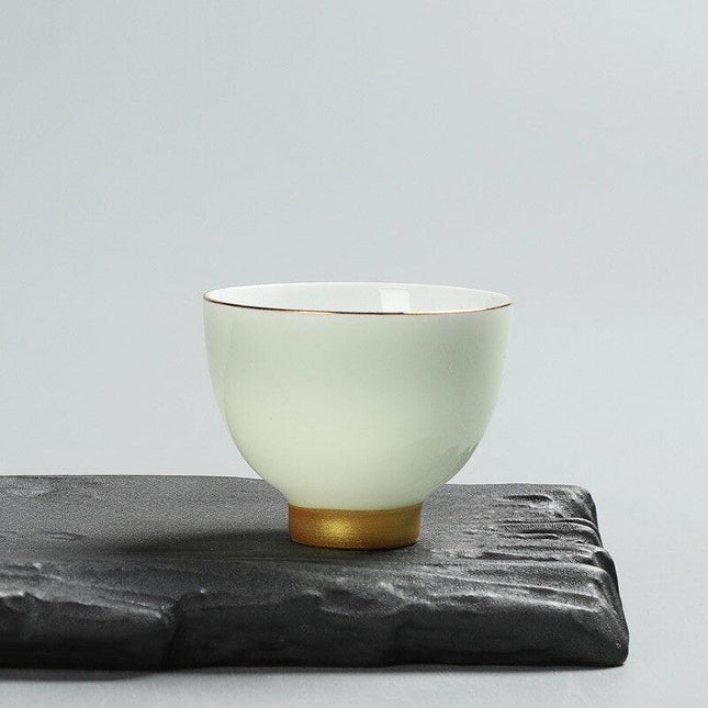 Sophisticated 6-Piece Kiln-Fired Kung Fu Tea Cup Collection