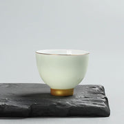 Sophisticated 6-Piece Kiln-Fired Kung Fu Tea Cup Collection - Très Elite
