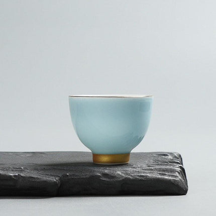 Sophisticated 6-Piece Kiln-Fired Kung Fu Tea Cup Collection