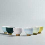 Sophisticated 6-Piece Kiln-Fired Kung Fu Tea Cup Collection - Très Elite