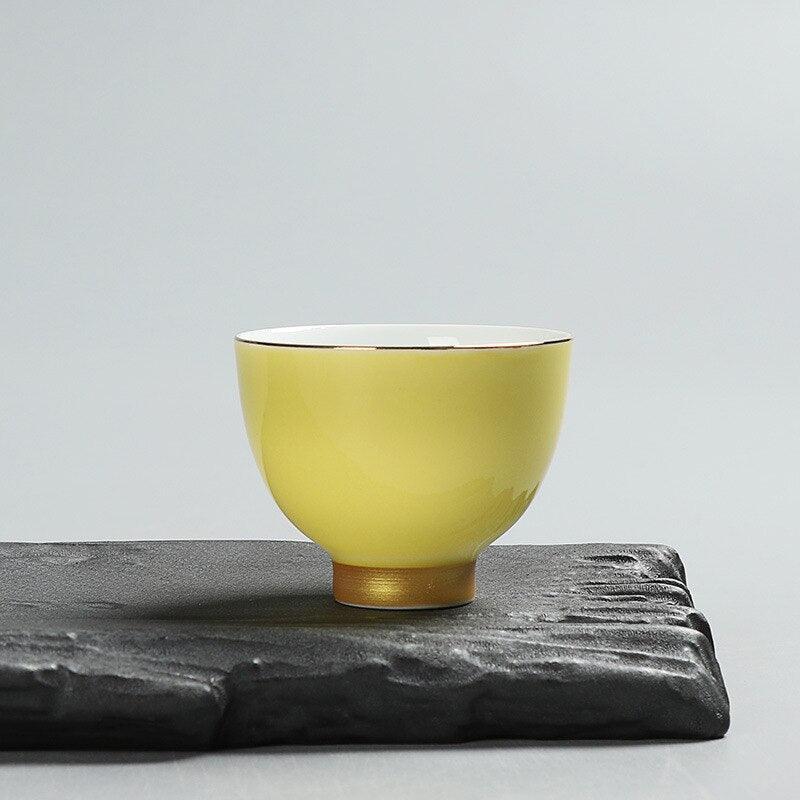 Sophisticated 6-Piece Kiln-Fired Kung Fu Tea Cup Collection - Très Elite