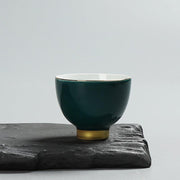 Sophisticated 6-Piece Kiln-Fired Kung Fu Tea Cup Collection - Très Elite