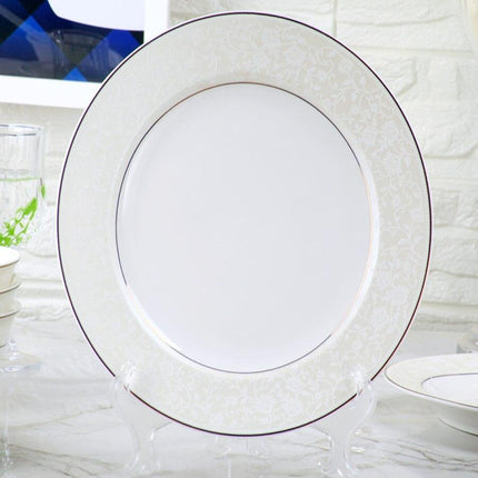 Sophisticated 60-Piece Handcrafted Korean Porcelain Dinnerware Set - Très Elite