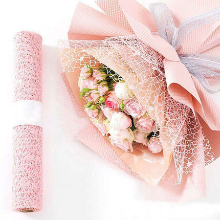 Sophisticated Artisan Muslin Floral Wrap for Creative Bouquet Presentation - Très Elite