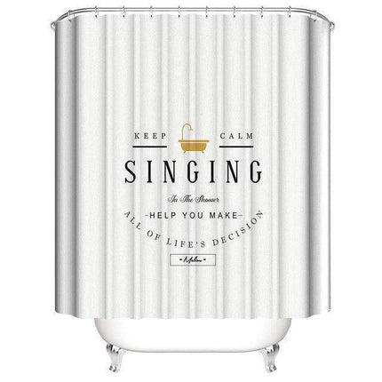 Sophisticated Black Elegance Shower Curtain | Unique Bathroom Style Upgrade- Très Elite- Très Elite