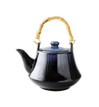 Sophisticated Blue Japanese Ceramic Tea Set for Elegant Tea Service - Très Elite