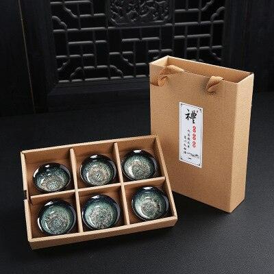 Sophisticated Blue and White Vintage Chinese Porcelain Tea Cup Collection for Puer Tea Lovers - Très Elite