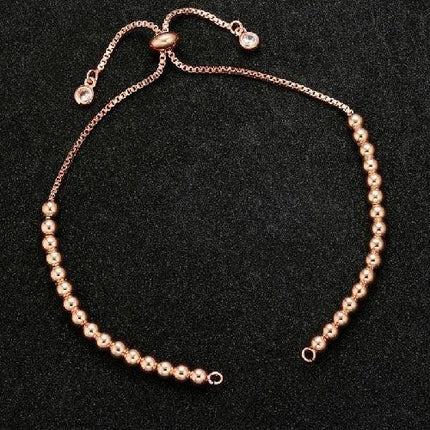Sophisticated Customizable Brass and Rhinestone Chain for Stunning DIY Bracelet Designs - Très Elite
