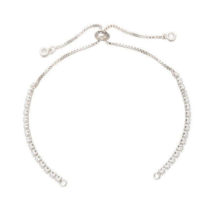 Sophisticated Customizable Brass and Rhinestone Chain for Stunning DIY Bracelet Designs - Très Elite