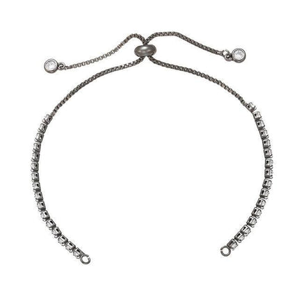 Sophisticated Customizable Brass and Rhinestone Chain for Stunning DIY Bracelet Designs - Très Elite