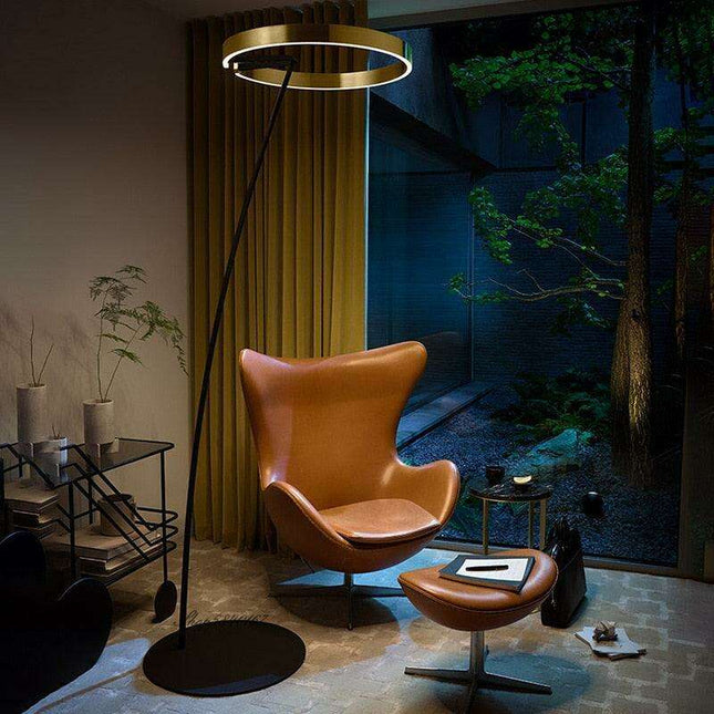 Sophisticated Italian LED Floor Lamp - Illuminate Your Home with Grace