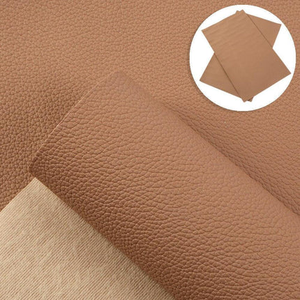 Sophisticated Lychee Grain Faux Leather Fabric for Artisan Crafting..