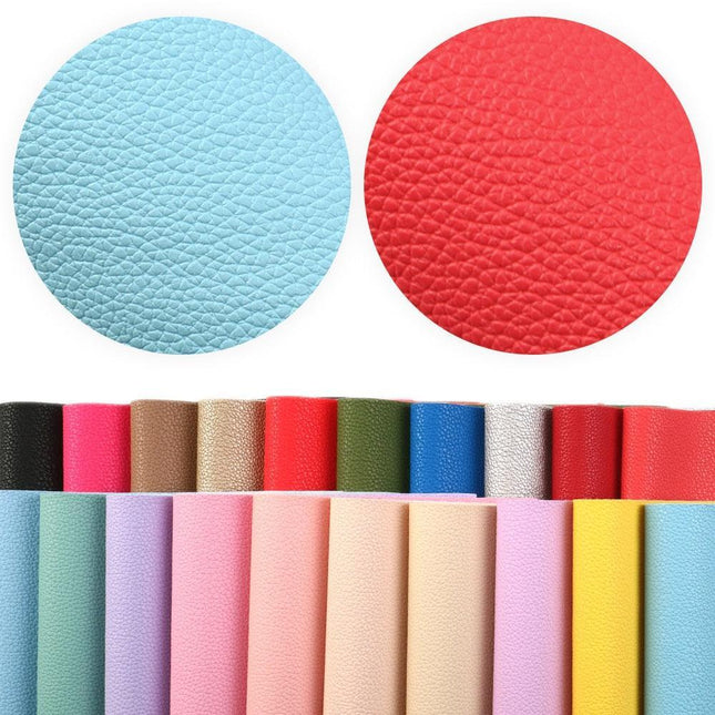 Sophisticated Lychee Grain Faux Leather Fabric for Artisan Crafting