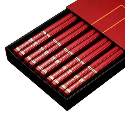 Sophisticated Non-Slip Japanese Chopsticks Set - 5 Elegant Pairs - Très Elite