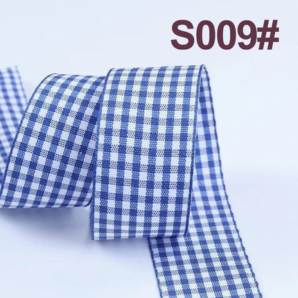 Sophisticated Plaid Grosgrain Ribbon Set for Elegant Gift Wrapping - Très Elite