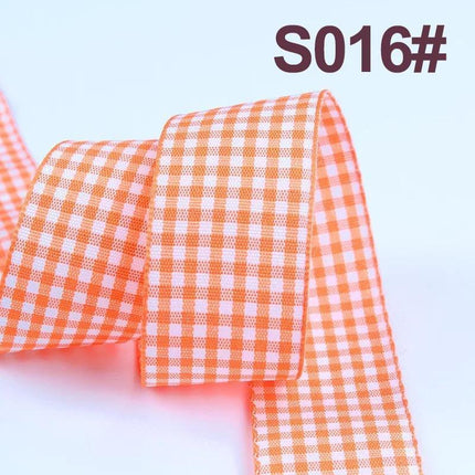 Sophisticated Plaid Grosgrain Ribbon Set for Elegant Gift Wrapping - Très Elite