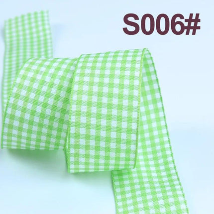 Sophisticated Plaid Grosgrain Ribbon Set for Elegant Gift Wrapping - Très Elite